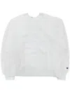 N.hoolywood X Champion Logo-patch Sweatshirt In Neutrals