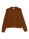 Niū Button-front Cardigan In Brown