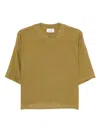 Niū Glitter-effect T-shirt In Green