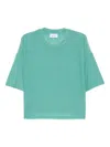 Niū Metallic Short-sleeve T-shirt In Green