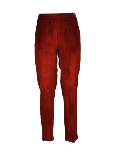 Niū Red Viscose-blend Tapered Fluid Pants