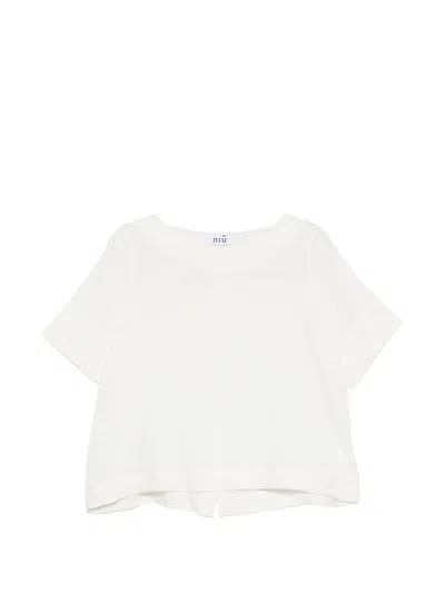 Niū Short-sleeve Top In Blue
