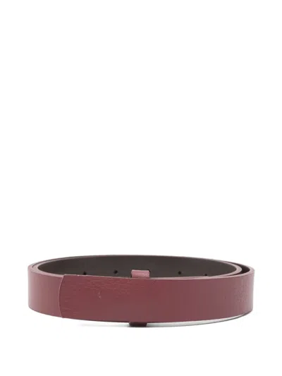Niū Square-tip Belt In Red