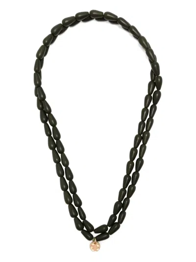 Niū ティアドロップ ネックレス In Black