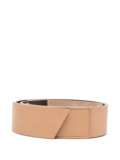 Niū Tie-fastening Belt In Brown
