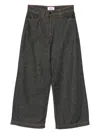 Niū Wide-leg Jeans In Gray
