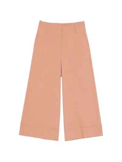 Niū Wide-leg Palazzo Pants In Brown