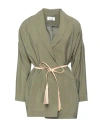 Niū Woman Blazer Military Green Size S Viscose, Polyamide In Green