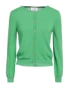 Niū Woman Cardigan Green Size M Viscose, Polyester