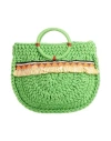 Niū Woman Handbag Lime Green Size - Cotton