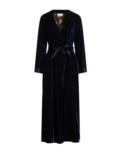 Niū Woman Maxi Dress Navy Size M Polyester In Blue