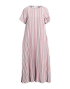 Niū Woman Midi Dress Grey Size M Viscose, Elastane