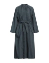 Niū Woman Midi Dress Lead Size M Polyester In Grey