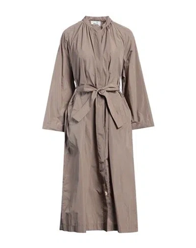 Niū Woman Midi Dress Taupe Size Xs Polyester In Grey