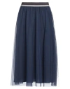 Niū Woman Midi Skirt Blue Size S Polyamide
