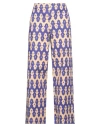 Niū Woman Pants Beige Size L Cotton, Elastane
