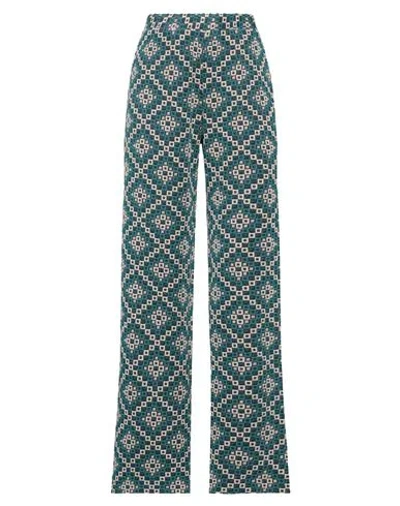 Niū Woman Pants Beige Size S Acrylic, Polyamide, Polyester, Elastane