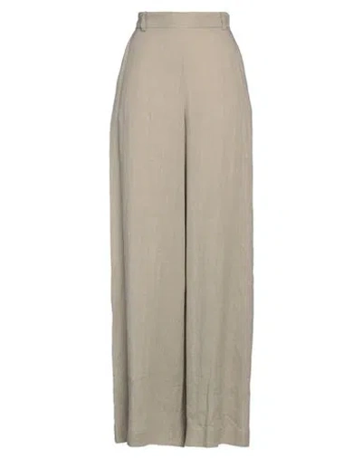 Niū Woman Pants Beige Size M Linen