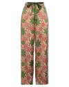 Niū Woman Pants Beige Size Xl Silk, Elastane, Cotton
