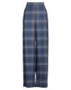 Niū Woman Pants Blue Size L Polyester, Viscose, Wool, Elastane