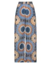Niū Woman Pants Blue Size Xl Cotton In Blue