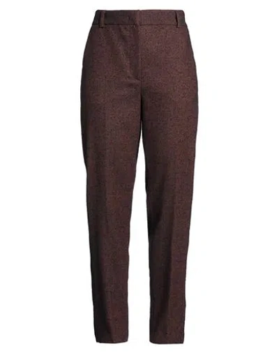 Niū Woman Pants Dark Brown Size M Wool, Viscose, Polyester, Synthetic Fibers, Acrylic