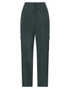 Niū Woman Pants Dark Green Size L Polyester In Green