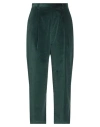 Niū Woman Pants Dark Green Size Xs Cotton In Green