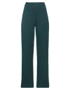 Niū Woman Pants Deep Teal Size S Acrylic, Polyamide, Polyester, Elastane In Green
