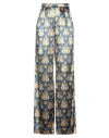 Niū Woman Pants Deep Teal Size S Polyester In Green