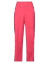 Niū Woman Pants Garnet Size Xl Cotton, Elastane In Red