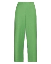 Niū Woman Pants Green Size L Polyester, Cotton In Green
