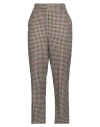 Niū Woman Pants Green Size L Viscose, Polyester, Wool, Elastane In Green