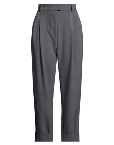 Niū Woman Pants Grey Size Xs Polyester