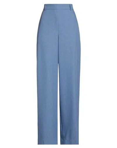 Niū Woman Pants Light Blue Size M Polyester