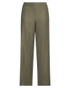 Niū Woman Pants Military Green Size Xs Polyester, Viscose, Wool, Elastane In Green