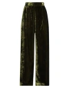 Niū Woman Pants Military Green Size M Acetate, Polyester
