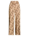 Niū Woman Pants Sand Size S Polyester, Viscose, Polyamide, Metallic Polyester, Elastane In Brown