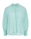 Niū Woman Shirt Light Green Size L Cotton