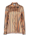 Niū Woman Shirt Mandarin Size M Silk, Polyester