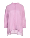 Niū Woman Shirt Mauve Size M Cotton In Purple