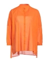 Niū Woman Shirt Orange Size M Cotton