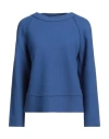 Niū Woman Sweater Blue Size S Virgin Wool, Polyamide