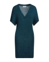 Niū Woman Sweater Dark Green Size M Acrylic, Polyamide, Alpaca Wool, Viscose, Polyester In Green