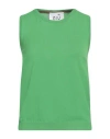 Niū Woman Sweater Green Size Xl Viscose, Polyester