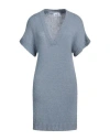 Niū Woman Sweater Light Blue Size L Acrylic, Polyamide, Alpaca Wool, Viscose, Polyester