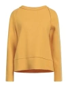 Niū Woman Sweater Marigold Size M Virgin Wool, Polyamide In Yellow