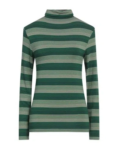 Niū Woman T-shirt Green Size Xl Viscose, Elastane