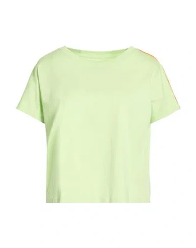 Niū Woman T-shirt Lime Green Size L Cotton
