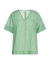 Niū Woman Top Green Size L Cotton In Green